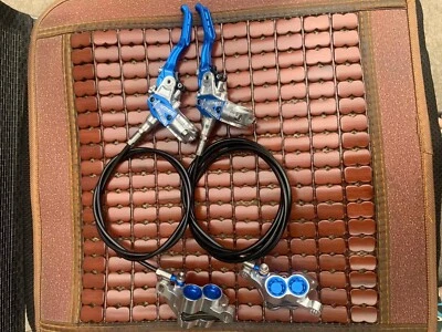 $280 • Buy Hope Tech Evo M4 Brakes Hydraulic Brake Hydraulic Brake Set X2 V2 E4 V4 Xtr