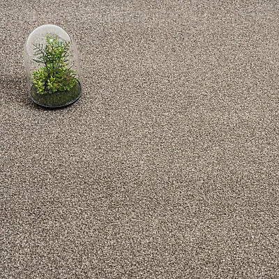 Carpet Grey Carpets Luxury Saxony 17mm Soft £10.99 Flecked Carpet Bedroom 4m 5m • £274.75