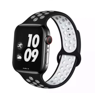 $8.99 • Buy Silicone Band For Apple Watch IWatch 6 3 5 4 SE Sports Strap 38/40/42/44/41/45mm