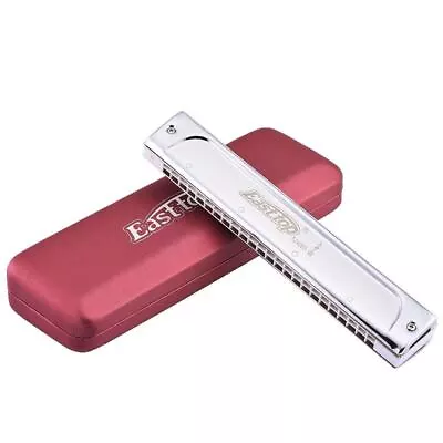 Easttop 24Holes Professional Tremolo Harmonica Harmonica Tremolo Mouth Organ US • $35.99