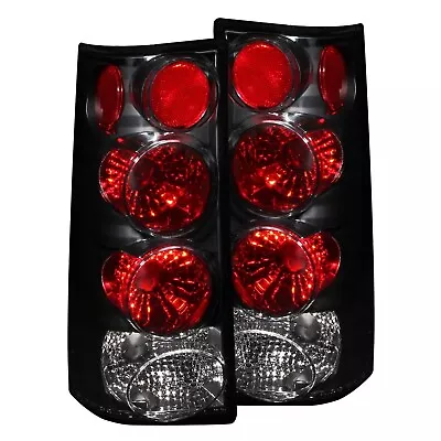 Anzo 211148 Black Tail Lights For 96-02 Chevrolet Express And GMC Savana Van • $145.23