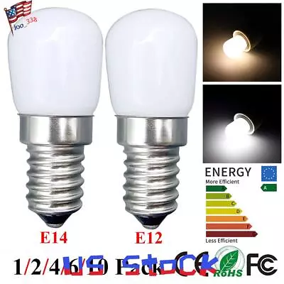 E14/E12 Dimmable LED Fridge Light Corn Bulb Refrigerator Home Cooker Hood Lamp • $7.59