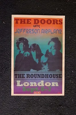 $4.35 • Buy The Doors 1968 Poster Roundhouse London--