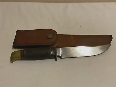 Vintage Boker No. 192 Tree Brand Fixed Blade Hunting Knife & Sheath Ah-60 • $79