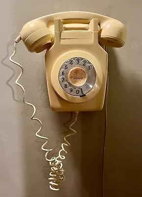Original Vintage Wall-hung Rotary GPO Phone – Working • £40