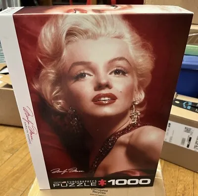 EuroGraphics Marilyn Monroe Red Portrait Jigsaw Puzzle (1000-Piece) • $13.99