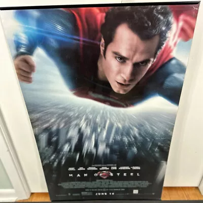 Man Of Steel 2013 DC Comics Double Sided Original Movie Poster 27” X 40” Rolled • $50