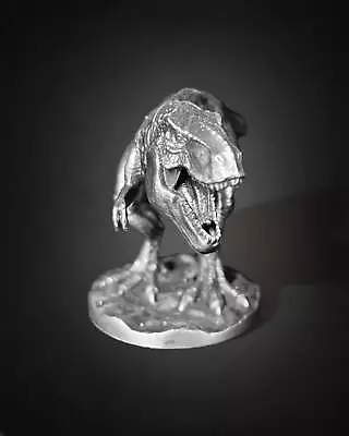 (Presale) 3oz Tyrannosaurus Rex Hand-Poured Silver Art Statue 999 Bar • $252