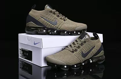 Nike Air Vapormax Flyknit 3 Men's Army Green Air Cushion Shoes Free Shipping • $153.53