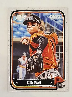 COBY MAYO 2024 Onyx Vintage BASE CARD #OVCOMA Orioles • $1.95