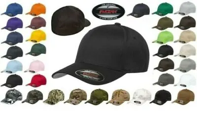 $16.59 • Buy FLEXFIT Classic ORIGINAL 6-Panel Fitted Baseball Cap HAT S/M & L/XL All Colors