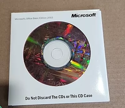 Used Microsoft Office Basic Edition 2003 Disc • $8.99