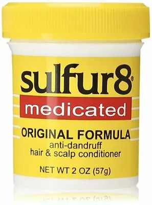 Sulfur 8 Medicated Original Hair And Scalp Conditioner 2 Oz / 57 G • £7.97