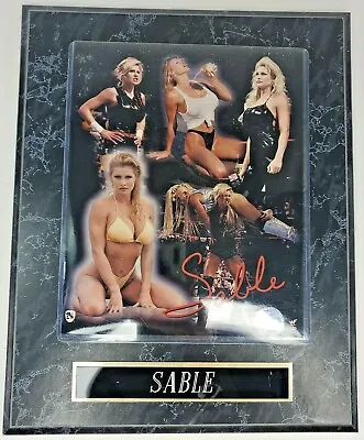 $39.77 • Buy VTG Sable WWF Wrestling Superstar Sable 1998 Wall Hanging Plaque 14 X 12 WWE