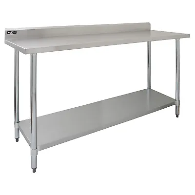 £209.99 • Buy Stainless Steel Premium Catering Table Work Bench Commercial Kitchen Prep Area