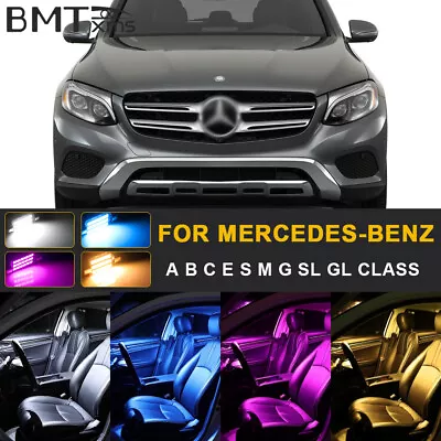 Car Interior LED Light For Mercedes-Benz A B C E S M G SL GL Class W203/204 W124 • $11.88