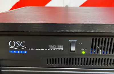 QSC RMX 850 Power Amplifier Rack Mount 200 Watts Per Channel At 8 Ohms 830 Watt • $400