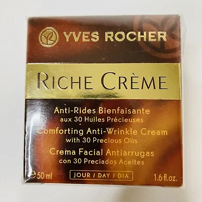 $44.44 • Buy Yves Rocher Riche Creme Comforting Anti-Wrinkle Morning Cream 1.6oz 50ml