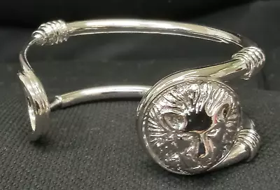 Authentic Versace Versus Safety Pin Cuff Bangle Medusa Large Bracelet • $475