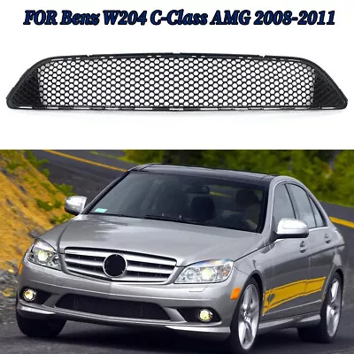 For Mercedes Benz AMG W204 C300 C350 2008-2011 Front Grille Lower Grill Black • $35.71