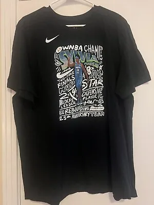 Sylvia Fowles WNBA Minnesota Lynx Limited Edition Retirement Nike Shirt.Size 2XL • $30