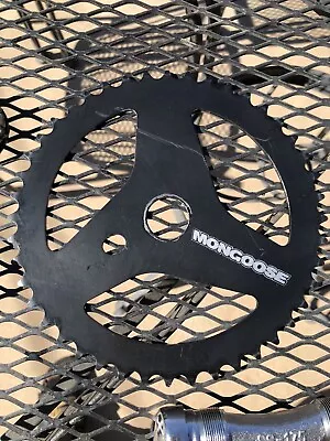 Mongoose Crank 175mm  44t CHAINWHEEL Set Hardware Included ￼ • $125