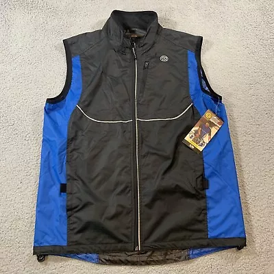 Golds Gym Full Zip Reflective Vest Sm/Md Wind & Cold Protection Running NWT • $17.50