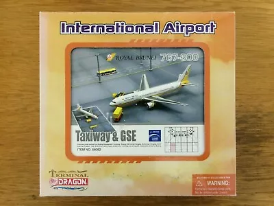 Dragon Wings 1:400 Royal Brunei Airlines 767-300 Model & Airport Diorama Set • $85