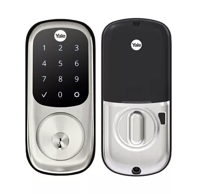 Yale Assure Touchscreen Keypad Door Lock W/ Key.Satin Nickel ‎YRD226-NR-619 • $55