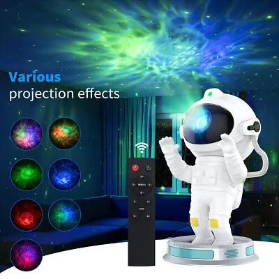 LED Astronaut Galaxy Projector Starry Night Lights Aurora Moon Wave Lamps USA • $25.64