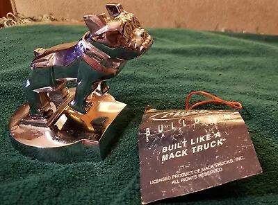 Mack Truck Chrome 87931 Bulldog Hood Ornament/Paperweight Vintage Estate Find • $139