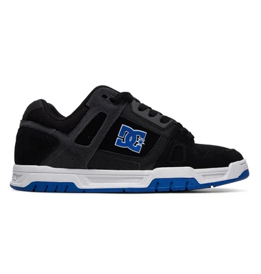 Dc Shoes Stag Skateboard Shoes Black/blue (bkb) Us Men's Size • $65