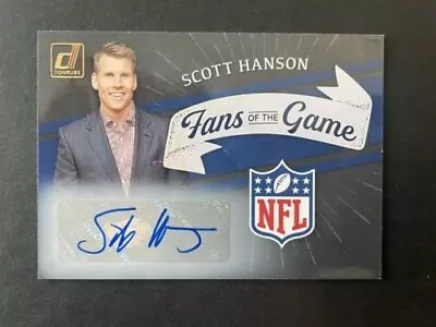 $35 • Buy 2022 Donruss Scott Hanson Fans Of The Game Auto No. FG-SH