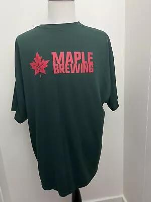 3XL Maple Steak & Ale Akwesasne Mohawk Casino Brewing T Shirt Canada Maple Leaf  • $13.50