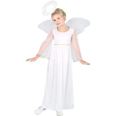 Wicked Costumes Angel Girl's Fancy Dress Costume • £10.99