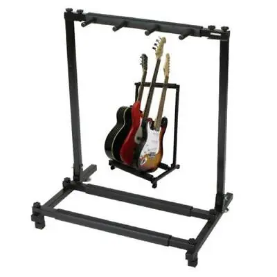 3 Guitar Protable Stand Nine Instrument Display Rack Folding Nice Quality • $25.85