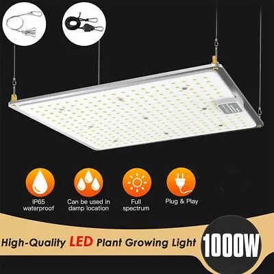 1000W  LED Grow Light Panel Full Spectrum Lamp For Indoor Plant Veg Flower • $28.49