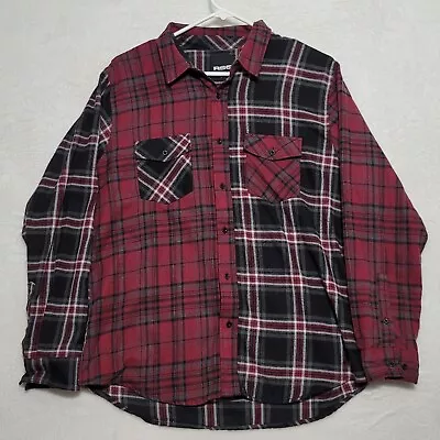 RSQ Men's Flannel Shirt Size 2XL XXL Long Sleeve Casual Outdoor Plaid • $18.87