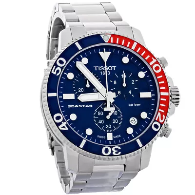 Tissot Seastar 1000 Mens Swiss Quartz Chronograph Watch T120.417.11.041.03 • $317