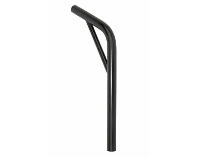 Black 22.2mm 7/8 Steel Seatpost Oldschool Bmx W/support Lowrider Cruiser Bicycle • $23.99