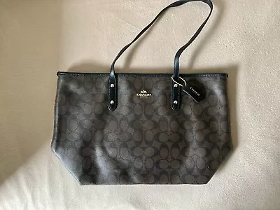 Coach City Tote Women's Bag - Black/Brown • $29.99