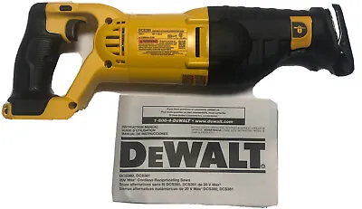 $94.95 • Buy NEW DEWALT DCS381 20V Volt MAX Lithium-Ion Variable Speed Reciprocating Saw  