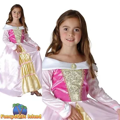 Forum Sleeping Beauty Princess Kids Childs Fancy Dress Costume • £7.89