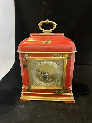 Vintage Elliott London Mechanical Desk Clock W Chinese Motive Made In England  • $250