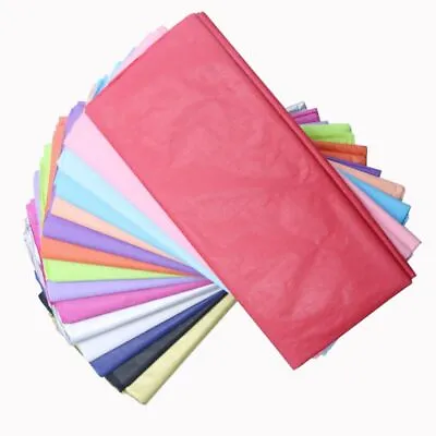 10pcs/bag 50x66cm Gift Packaging Craft Tissue Paper Flower Wrapping Paper Roll • £9.64
