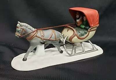 Christmas Dept 56 One Horse Open Sleigh From Heritage Village Collection 1988  • $10.20