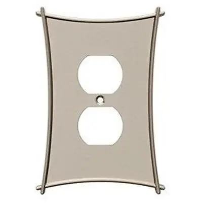 Nickel Outlet Wall Plate Bellaire 144069 • $6.99