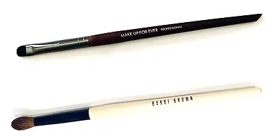MAKE UP FOR EVER #208 Eyeshadow Brush & Bobbi Brown Eye Blender Brush Set Kit • $24.23