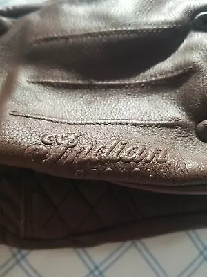 Indian Motorcycle Mens Getaway Leather Riding Gloves Brown Large EUC • $35