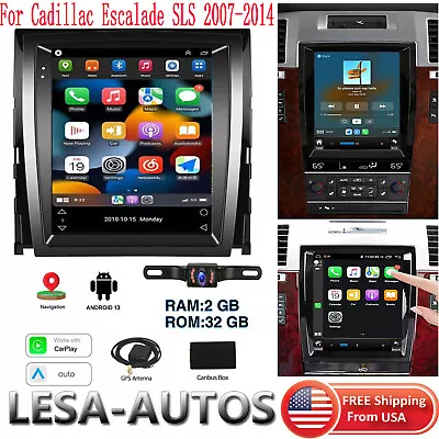 9.7  Carplay For Cadillac Escalade SLS 2007-2014 Android 13 Car Stereo Radio 32G • $187